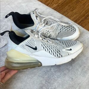 Nike Air Max 270 White Black Sneakers